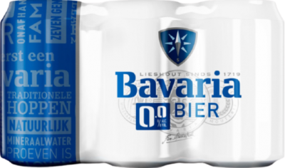 Bavaria 0.0% set van 6 blikjes 0,33 liter Bavaria 0.0% set van 6 blikjes 0,33 liter
